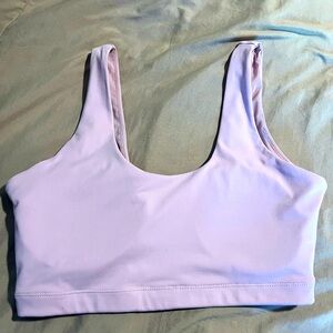 Balance Athletica (now Vitality) dusty pink scoop neck sports bra. Size Large.